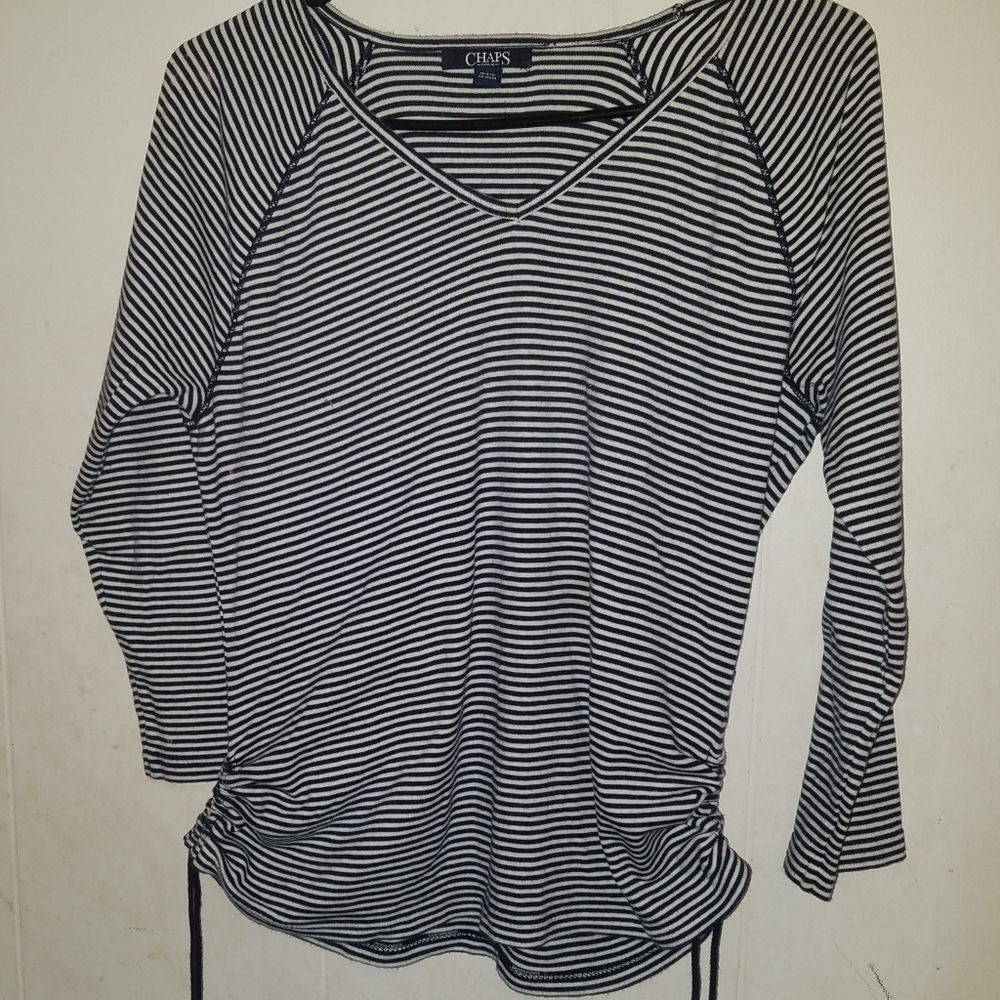 Women's CHAPS Side Tie Shirt